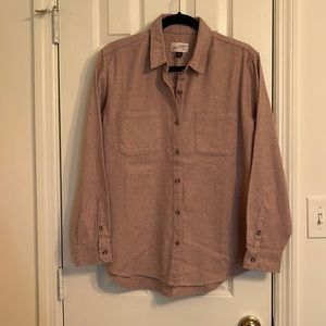 Blush pink button up